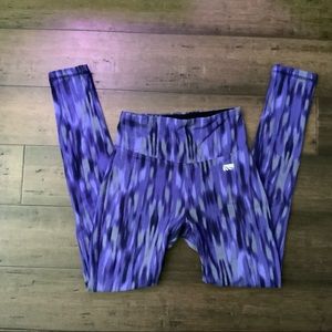 Fabletics Multi Stripped Running Leggings